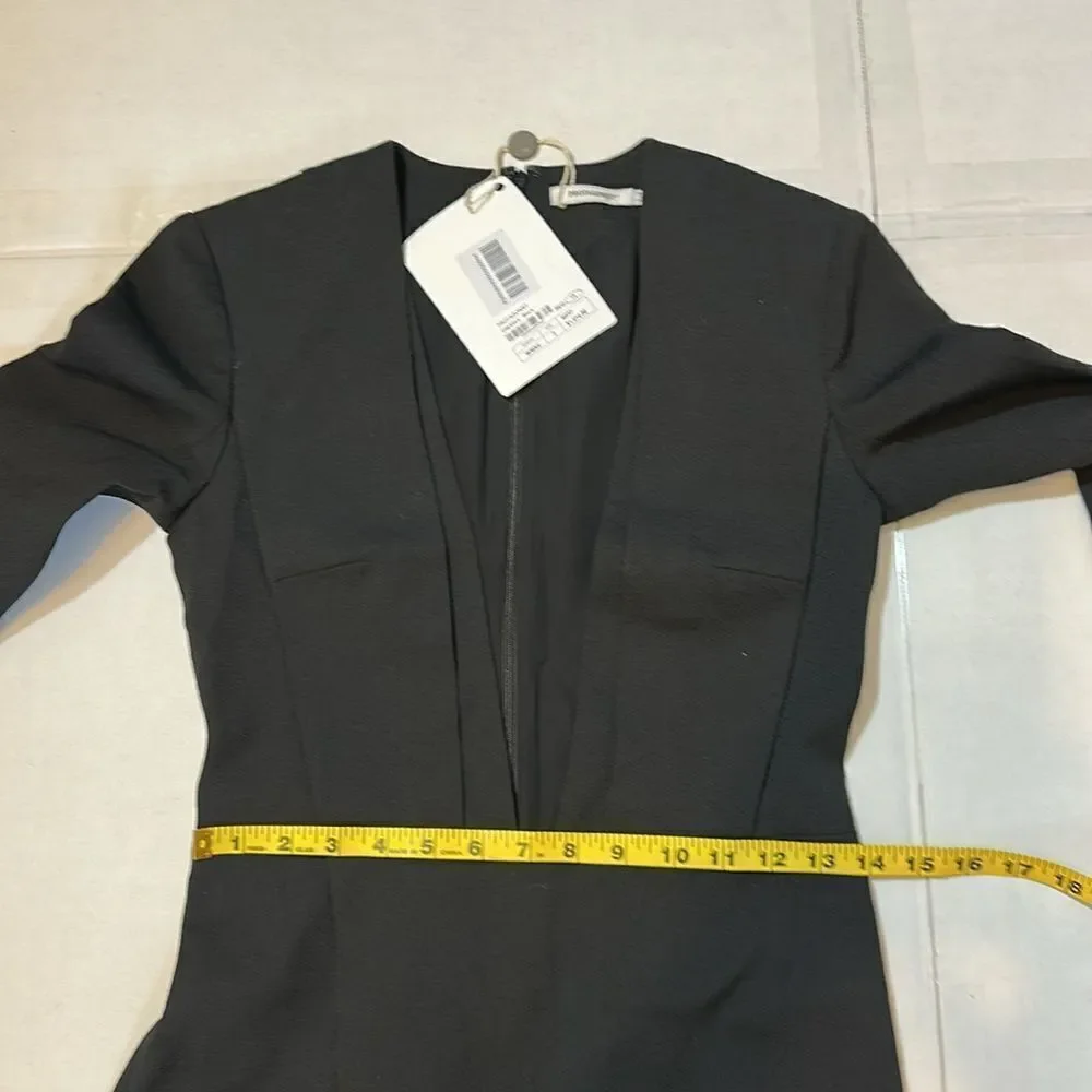 NEW Protagonist Elegant Black midi Dress  size 2